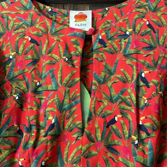 FARM RIO Tucana Paradise Open Back Dress - Picture 4 of 10